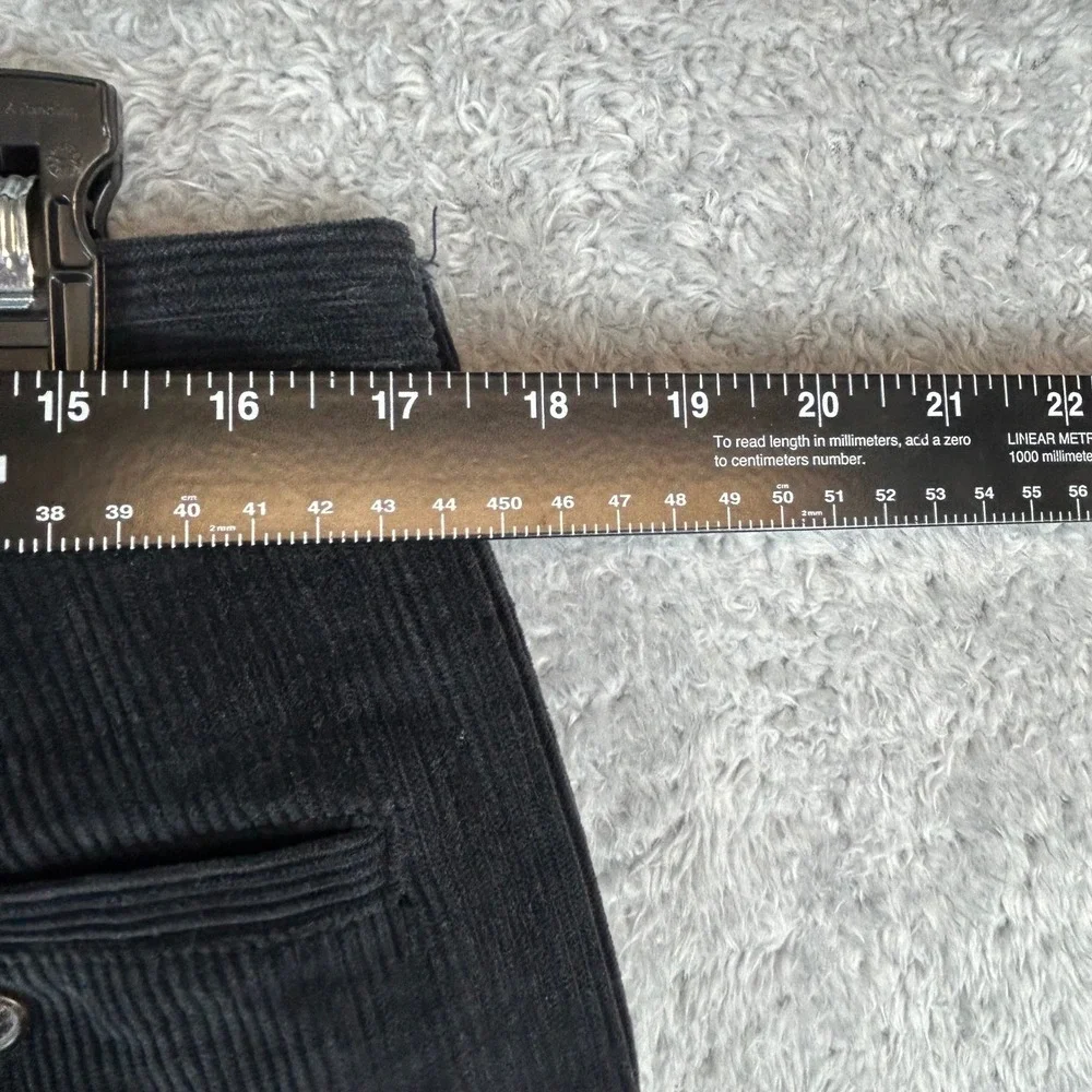 Brooks Brothers Hudson Corduroy Pants Mens W35 L33 Dark Blue‎ Straight Leg - Picture 5 of 11